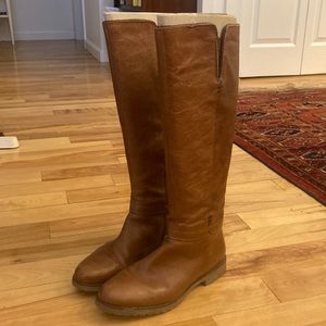 Franco Sarto knee high camel riding boots - size 9